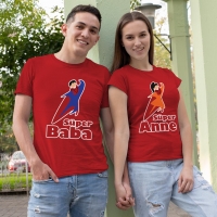 Süper Kahraman Sevgili Tişört Kombini - 4