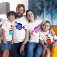 Aşkımızın Meyvesi Aile Tişört Kombini - 3