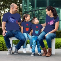 Aşkımızın Meyvesi Aile Tişört Kombini - 5