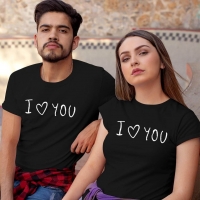 I Love You Sevgili Tişört Kombini - 3
