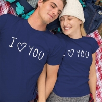 I Love You Sevgili Tişört Kombini - 5