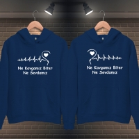 Ne Kavgamız Biter Ne Sevdamız Kapüşonlu Sevgili Kombini - 3