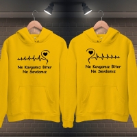 Ne Kavgamız Biter Ne Sevdamız Kapüşonlu Sevgili Kombini - 4