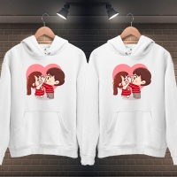 Tatlı Sevgililer Kapüşonlu Sevgili Kombini