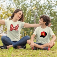 Disney Temalı Anne ve Erkek Çocuk Kombini - 5