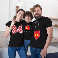 Disney Temalı Anne Baba ve Erkek Çocuk Kombini - 2