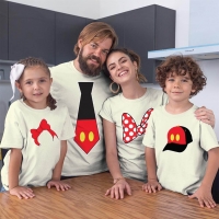 Disney Temalı Anne Baba ve Çocuk Kombini