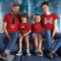 Disney Temalı Anne Baba ve Çocuk Kombini - 4