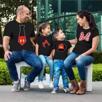 Disney Temalı Anne Baba ve Çocuk Kombini - 5