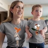 Çakmaktaş Ailesi Anne Erkek Çocuk Kombini - 5