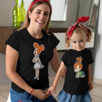 Çakmaktaş Ailesi Anne Kız Çocuk Kombini - 1