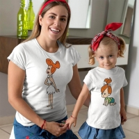 Çakmaktaş Ailesi Anne Kız Çocuk Kombini - 2