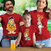 Çakmaktaş Ailesi Anne Baba ve Kız Çocuk Kombini - 3