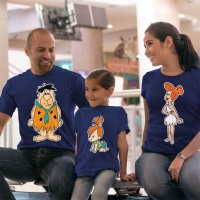 Çakmaktaş Ailesi Anne Baba ve Kız Çocuk Kombini - 4