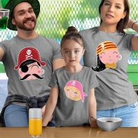 Korsan Anne Baba Kız Çocuk Kombini - 2