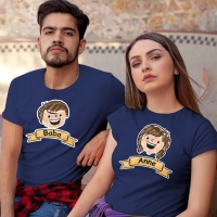Aile Temalı Sevgili Tişört Kombini - 4