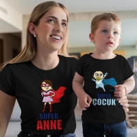 Süper Anne ve Erkek Çocuk Kombini - 2