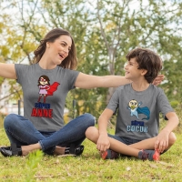 Süper Anne ve Erkek Çocuk Kombini - 5