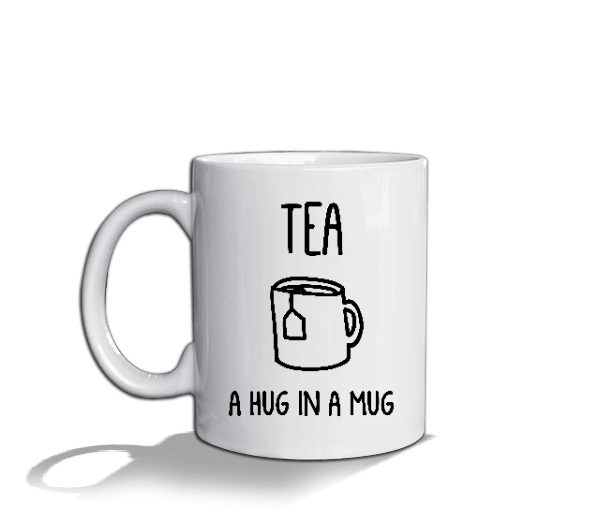 Tisho - A Hug In a Mug Beyaz Kupa Bardak