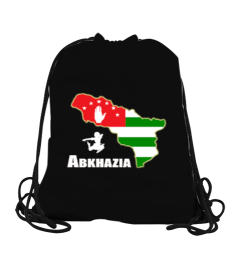 Tisho - Abhazya Bayrağı.Abhazya logosu. Büzgülü Spor Çanta