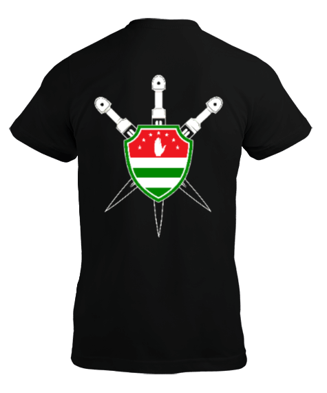 Abhazya Bayrağı.Abhazya logosu. Erkek Tişört