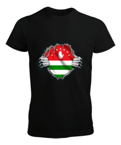 Tisho - Abhazya Bayrağı.Abhazya logosu. Erkek Tişört