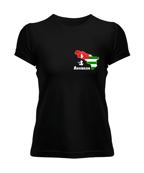 Abhazya Bayrağı.Abhazya logosu. Kadın Tişört - Tisho