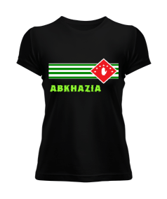 Abhazya Bayrağı.Abhazya logosu. Kadın Tişört - Tisho