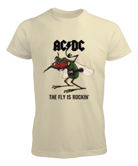 Tisho - AC DC Rock Tasarım Baskılı Erkek Tişört
