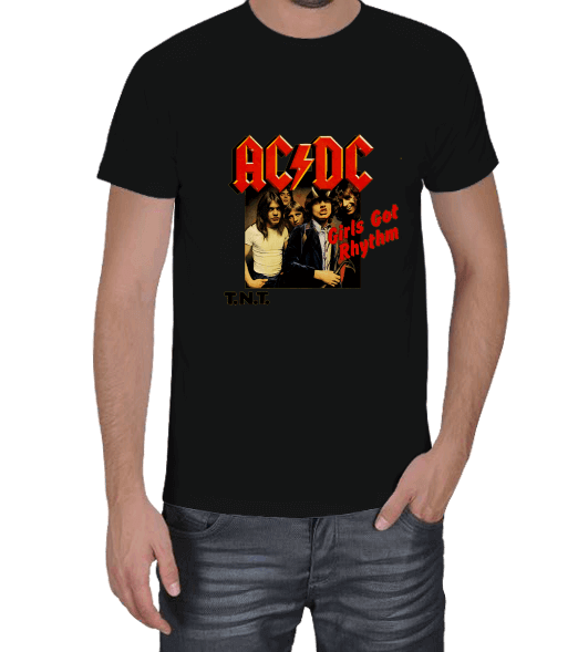 Tisho - Ac/Dc Erkek Tişört