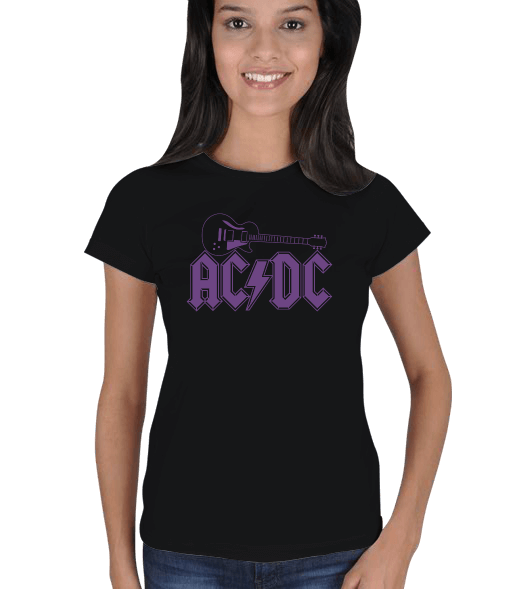 Tisho - AC/DC GIRL Kadın Tişört