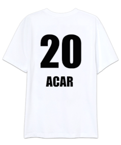 Acar collect owersize t-shirt Oversize Unisex Tişört - Thumbnail