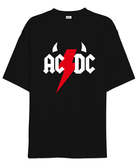 Tisho - ACDC Hell Oversize Unisex Tişört