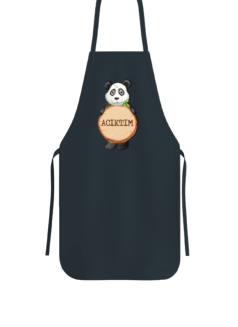 Acıkmış Panda Temalı Mutfak Önlüğü - Tisho