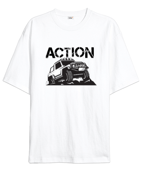 Tisho - Action Oversize Unisex Tişört