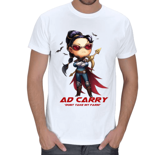 Tisho - Ad Carry Vayne Erkek T-Shirt Erkek Tişört