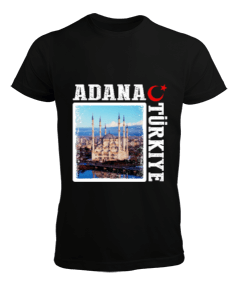 adana şehir,Türkiye,Türkiye bayrağı. Erkek Tişört - Tisho