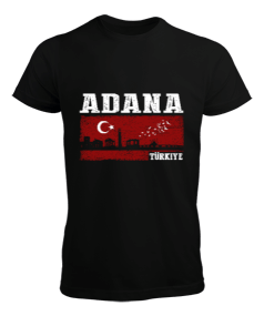 adana şehir,Türkiye,Türkiye bayrağı. Erkek Tişört - Tisho