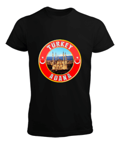adana şehir,Türkiye,Türkiye bayrağı. Erkek Tişört - Tisho