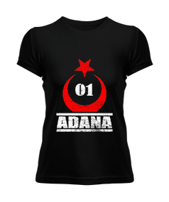 adana şehir,Türkiye,Türkiye bayrağı. Kadın Tişört - Tisho