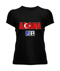 adana şehir,Türkiye,Türkiye bayrağı. Kadın Tişört - Tisho