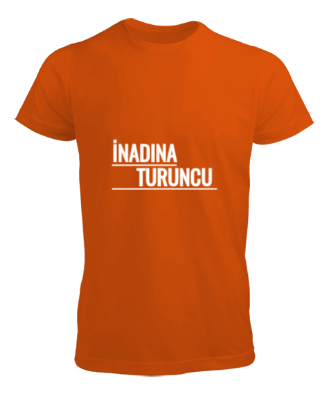 Tisho - Adanaspor Tshirt İNADINA TURUNCU Erkek Tişört