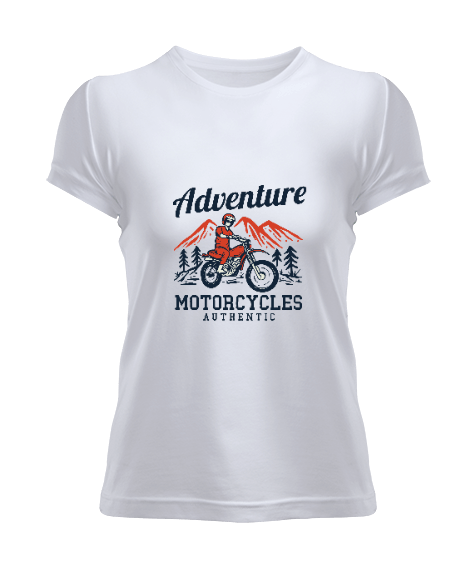 Tisho - Adventure baskılı tişört Kadın Tişört