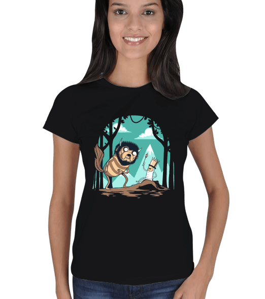 Tisho - Adventure Time Kadın Tişört