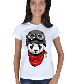 Adventurer Panda Kadın Tişört - Tisho