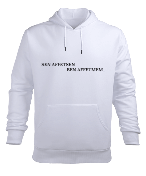 Tisho - AFFETMEM Erkek Kapüşonlu Hoodie Sweatshirt