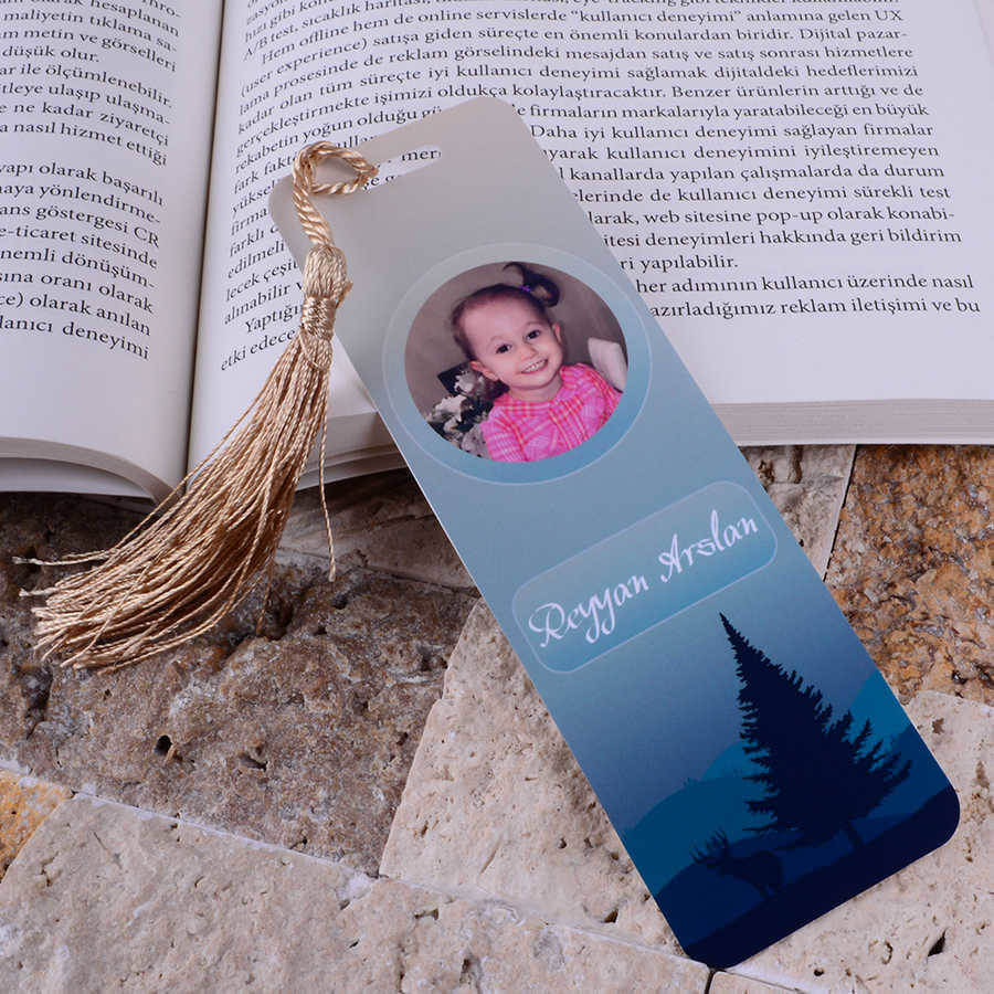 Tisho - Ağaç Detaylı Kitap Ayracı