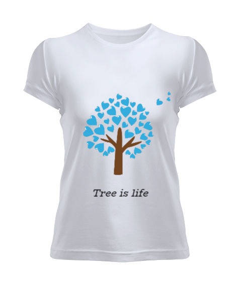 Tisho - ağaç yaşamdır kazağı Kadın Tişört