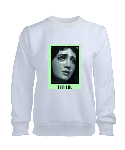 Tisho - Ağlayan Meryem Ana Kadın Sweatshirt Kadın Sweatshirt