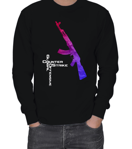 Tisho - Ak-47 CSGO ERKEK SWEATSHIRT